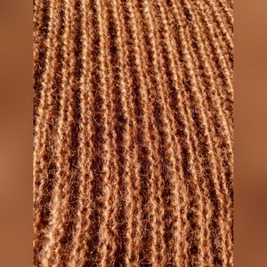Vintage chestnut brown unisex x- large scarf